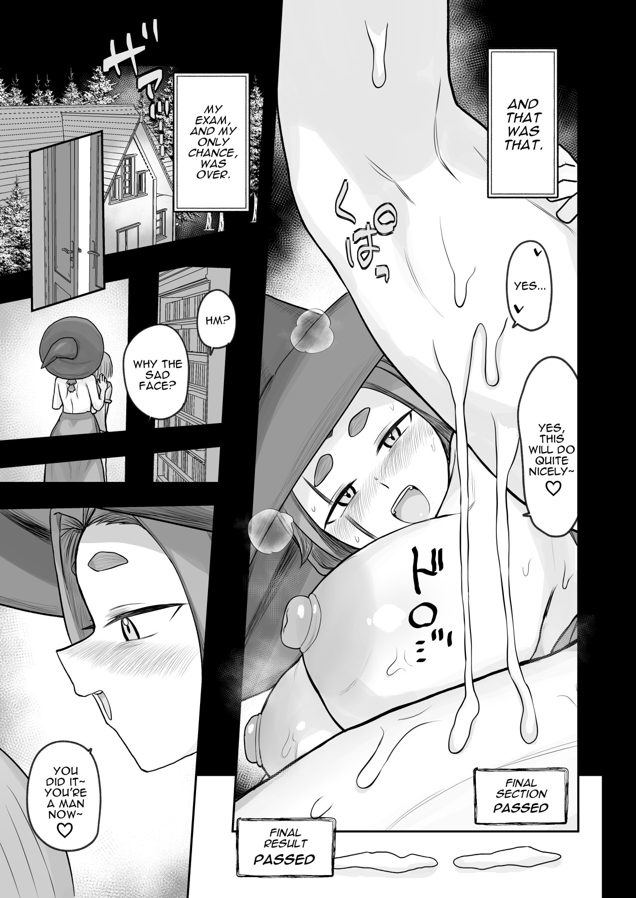 Hentai Manga Comic-1000 Year Old Witch Cumsqueezes Her Disciple During His Virginity Graduation Exam-Read-28